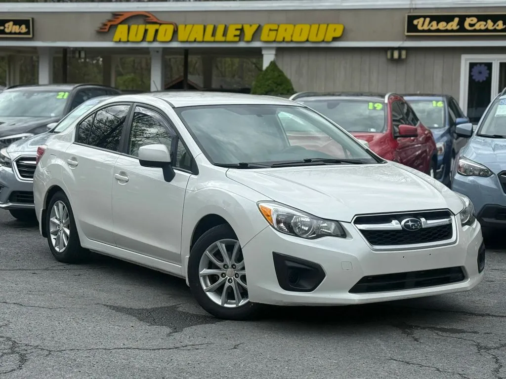 White 2013 Subaru Impreza 2.0i Premium Sedan 4D for sale in East Stroudsburg, PA