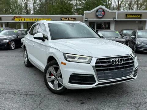 White 2018 Audi Q5 Premium Plus w/Technology Value Pkg Sport Utility 4D for sale in East Stroudsburg, PA