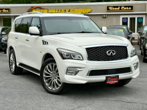 White 2016 INFINITI QX80 Sport Utility 4D for sale in East Stroudsburg, PA