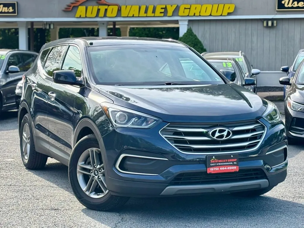 Gray 2018 Hyundai Santa Fe Sport Sport Utility 4D for sale in East Stroudsburg, PA