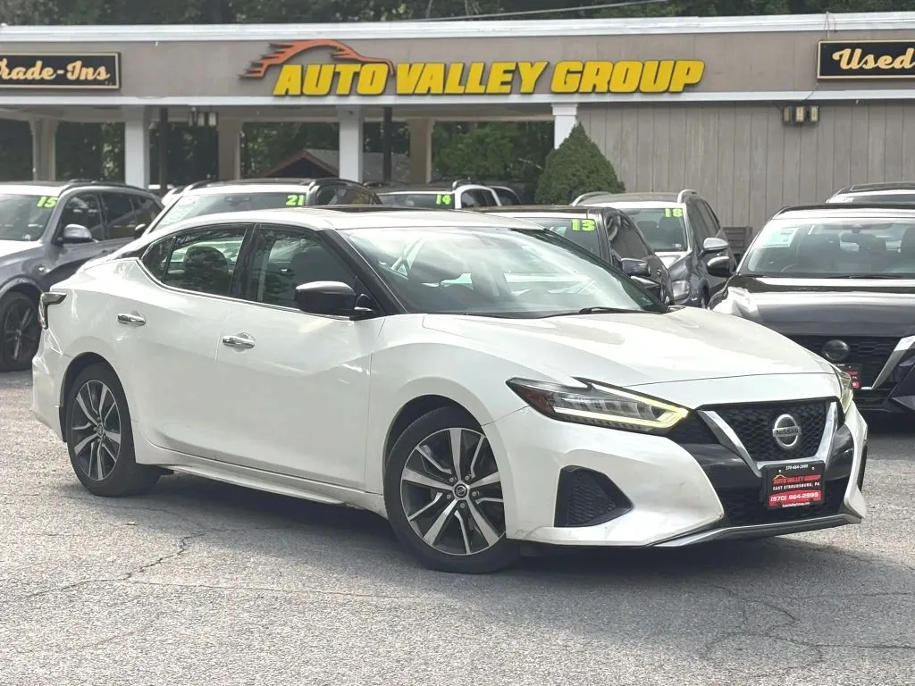 White 2019 Nissan Maxima S Sedan 4D for sale in East Stroudsburg, PA