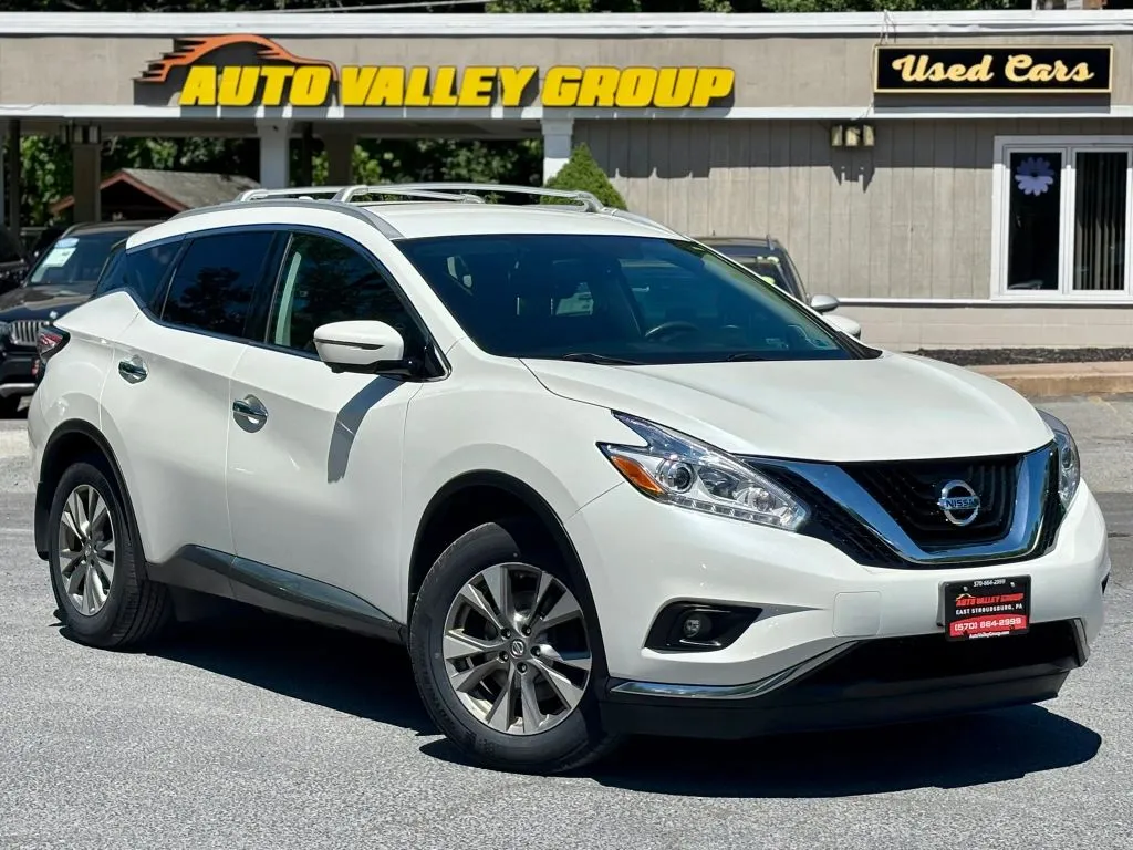 White 2017 Nissan Murano SL (2017.5) Sport Utility 4D for sale in East Stroudsburg, PA