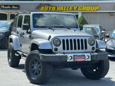 Silver 2015 Jeep Wrangler Unlimited Sahara Sport Utility 4D for sale in East Stroudsburg, PA