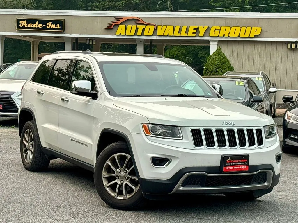 White 2015 Jeep Grand Cherokee Limited Sport Utility 4D for sale in East Stroudsburg, PA
