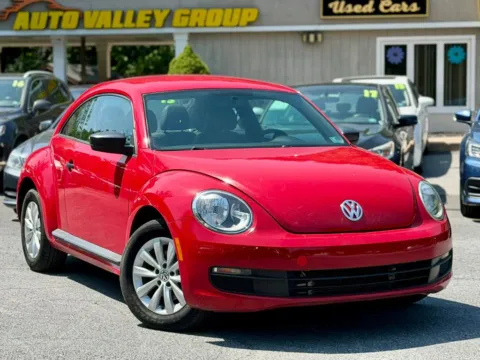 Red 2016 Volkswagen Beetle 1.8T Fleet Edition Hatchback 2D for sale in East Stroudsburg, PA