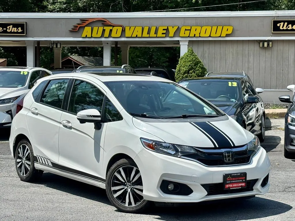 White 2018 Honda Fit EX Hatchback 4D for sale in East Stroudsburg, PA