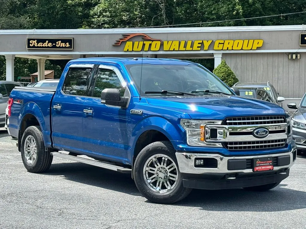 Blue 2018 Ford F-150 SuperCrew Cab XLT Pickup 4D 5 1/2 ft for sale in East Stroudsburg, PA
