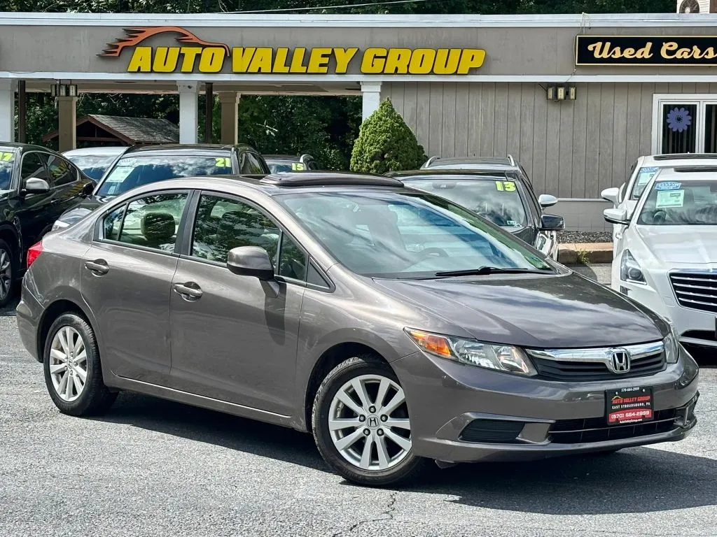 Beige 2012 Honda Civic EX-L Sedan 4D for sale in East Stroudsburg, PA