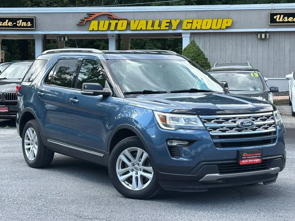 Blue 2018 Ford Explorer XLT Sport Utility 4D for sale in East Stroudsburg, PA