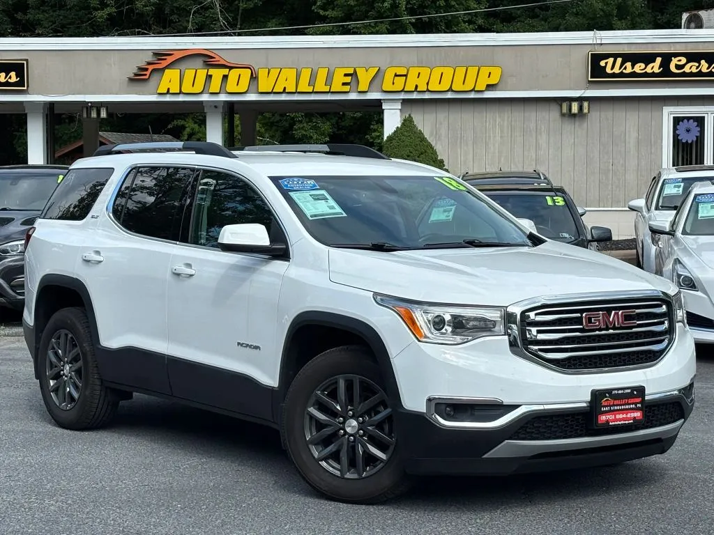 White 2018 GMC Acadia SLT-1 Sport Utility 4D for sale in East Stroudsburg, PA