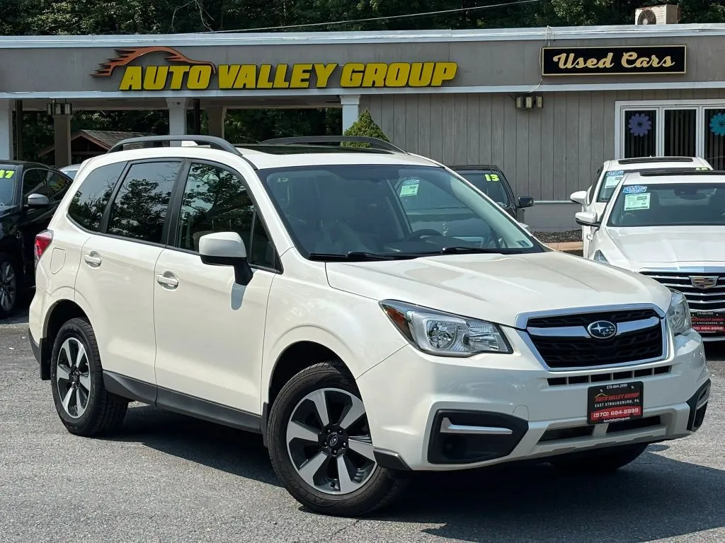 White 2017 Subaru Forester 2.5i Premium Sport Utility 4D for sale in East Stroudsburg, PA