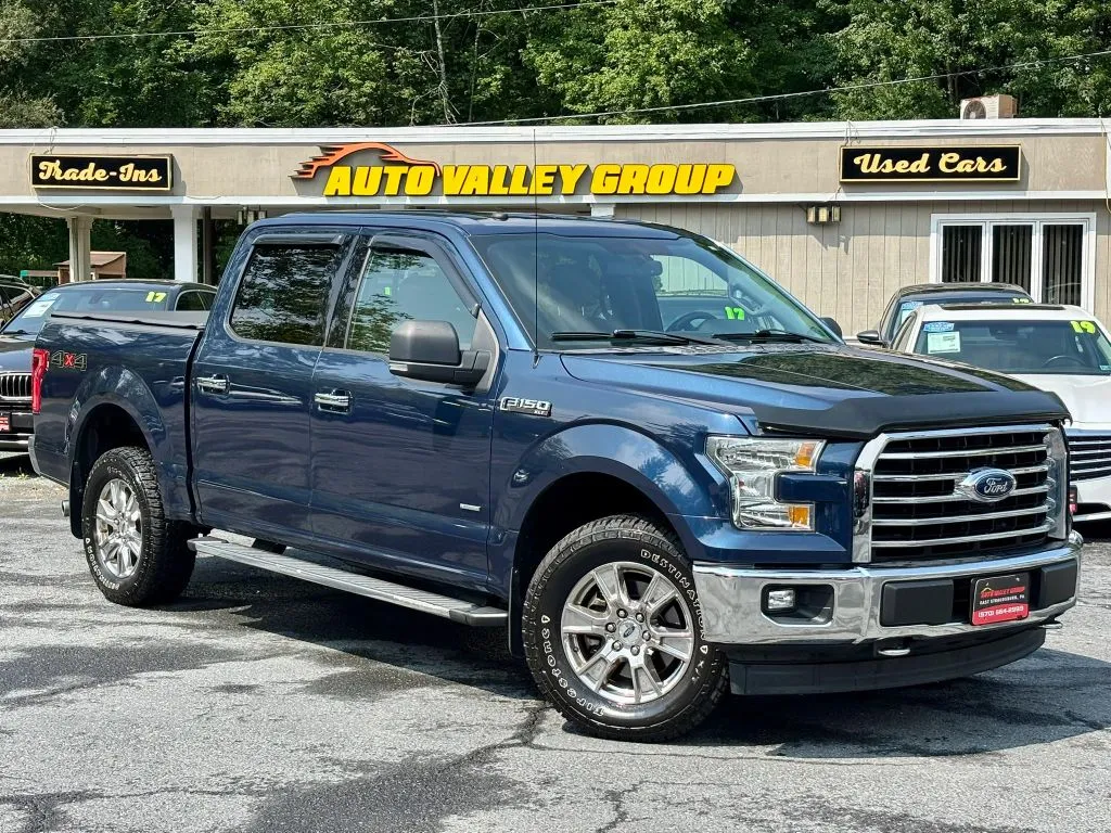 Blue 2017 Ford F-150 SuperCrew Cab XLT Pickup 4D 5 1/2 ft for sale in East Stroudsburg, PA