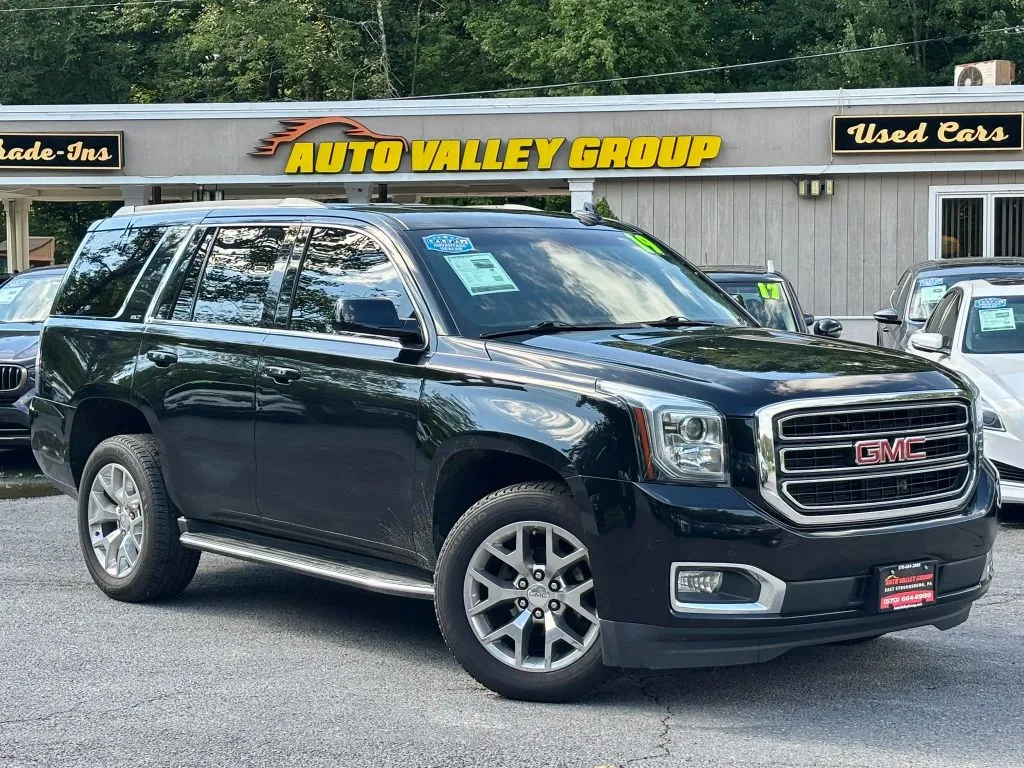 Black 2019 GMC Yukon SLT Standard Edition Sport Utility 4D for sale in East Stroudsburg, PA