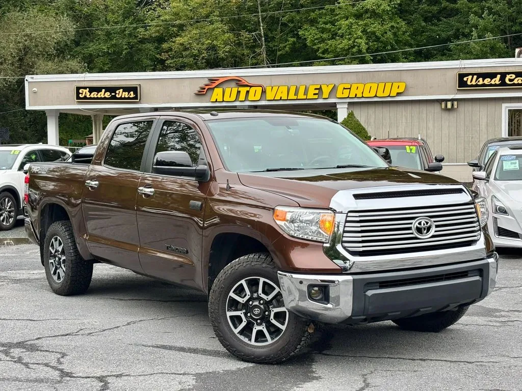 Brown 2017 Toyota Tundra CrewMax Limited Pickup 4D 5 1/2 ft for sale in East Stroudsburg, PA