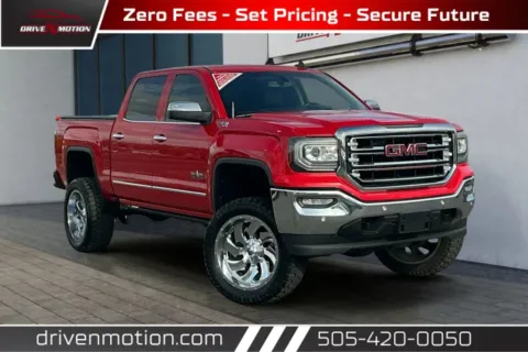 Red 2018 GMC Sierra 1500 Crew Cab SLT Pickup 4D 5 3/4 ft for sale in Rio Rancho, NM