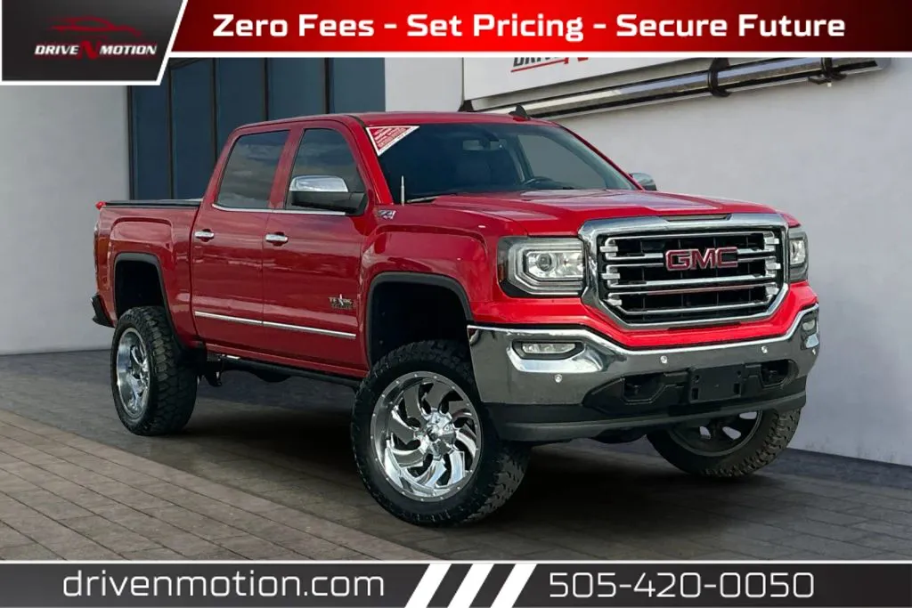 Red 2018 GMC Sierra 1500 Crew Cab SLT Pickup 4D 5 3/4 ft for sale in Rio Rancho, NM