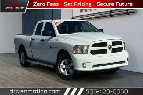 White 2016 Ram 1500 Quad Cab Express Pickup 4D 6 1/3 ft for sale in Rio Rancho, NM