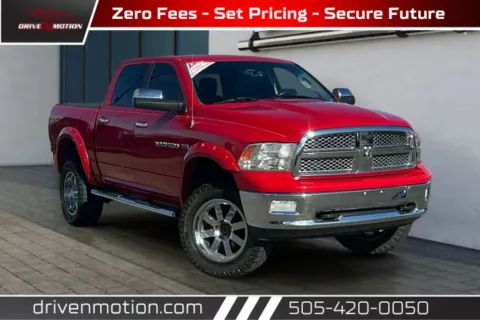 Red 2012 Ram 1500 Crew Cab Laramie Pickup 4D 5 1/2 ft for sale in Rio Rancho, NM