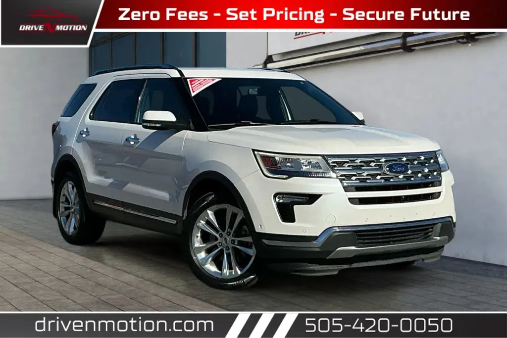 White 2018 Ford Explorer Limited Sport Utility 4D for sale in Rio Rancho, NM
