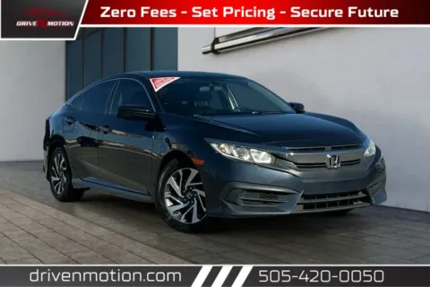 Gray 2016 Honda Civic EX Sedan 4D for sale in Rio Rancho, NM
