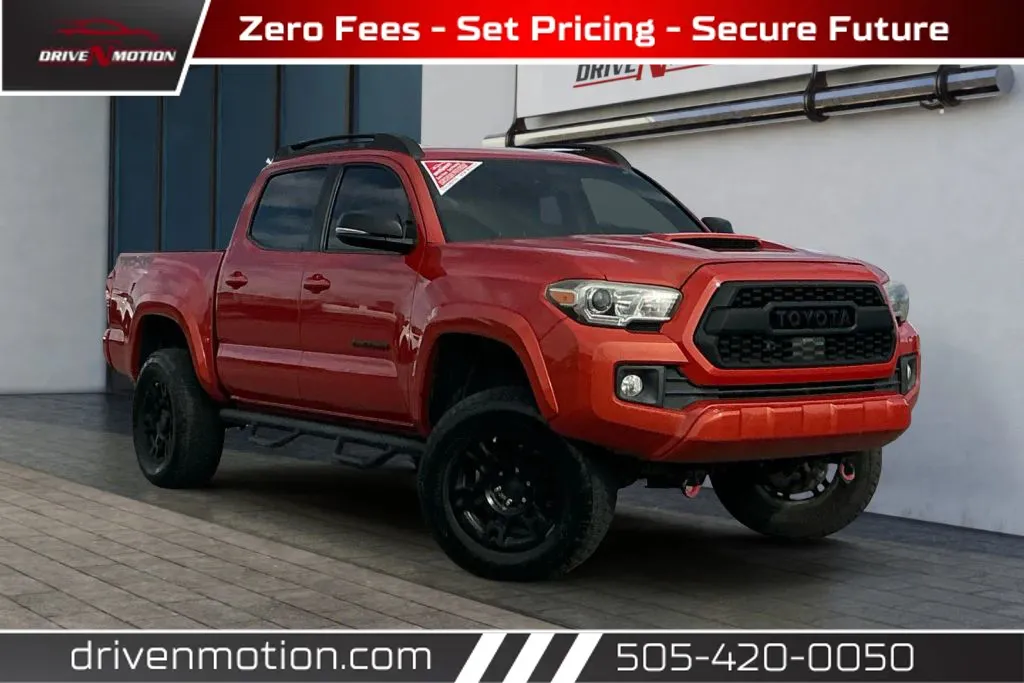 Orange 2018 Toyota Tacoma Double Cab TRD Sport Pickup 4D 5 ft for sale in Rio Rancho, NM