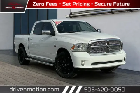 White 2013 Ram 1500 Crew Cab Laramie Longhorn Limited Edition Pickup 4D 5 1/2 ft for sale in Rio Rancho, NM