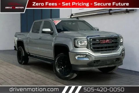 Silver 2017 GMC Sierra 1500 Crew Cab SLE Pickup 4D 5 3/4 ft for sale in Rio Rancho, NM