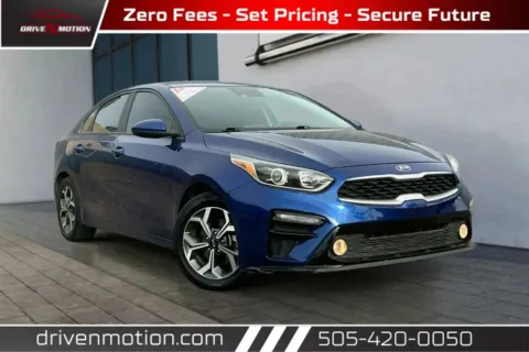 Blue 2021 Kia Forte LXS Sedan 4D for sale in Rio Rancho, NM
