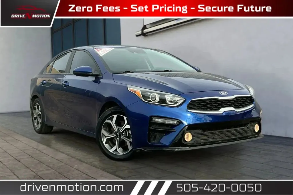 Blue 2021 Kia Forte LXS Sedan 4D for sale in Rio Rancho, NM
