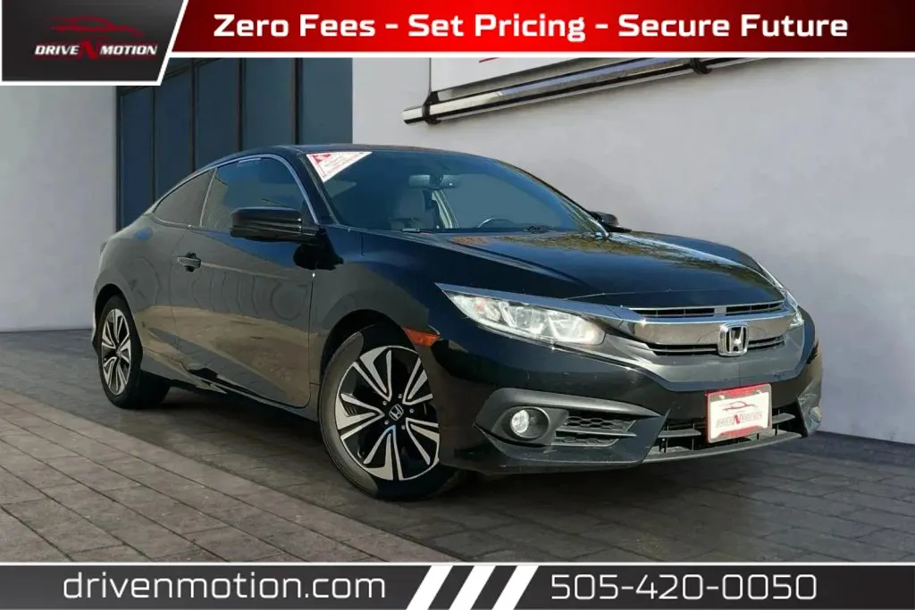 Black 2017 Honda Civic EX-L Coupe 2D for sale in Rio Rancho, NM