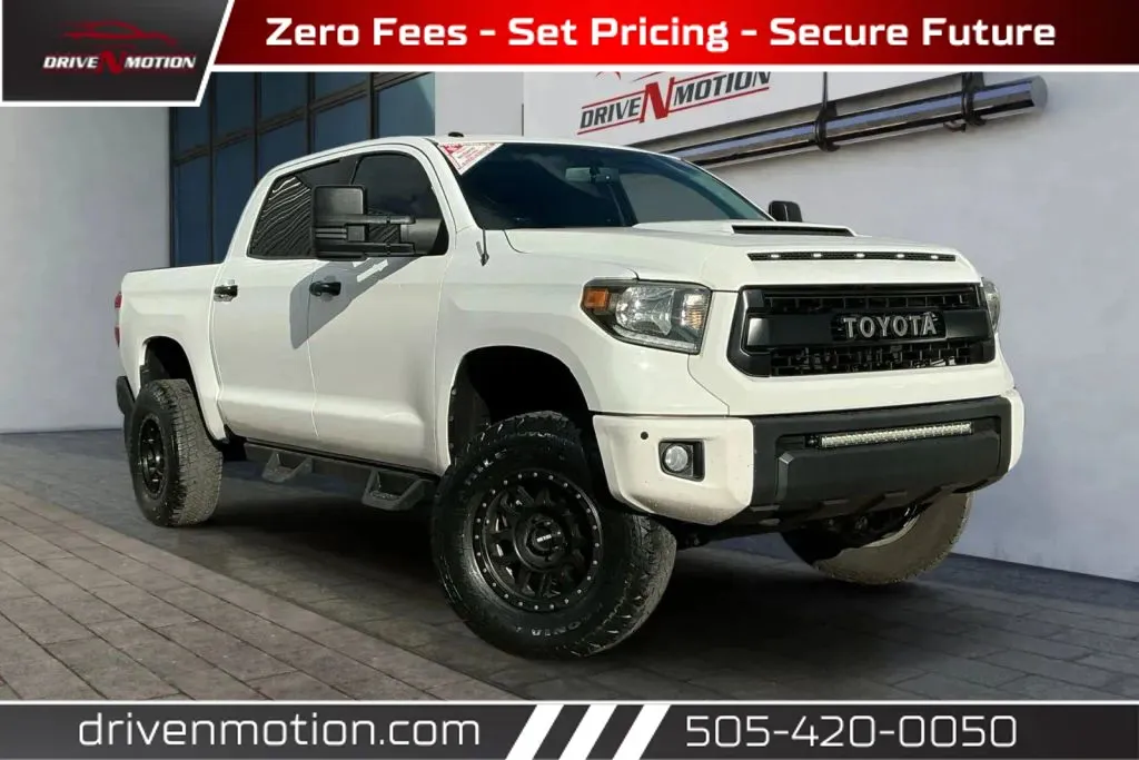 White 2017 Toyota Tundra CrewMax SR5 Pickup 4D 5 1/2 ft for sale in Rio Rancho, NM