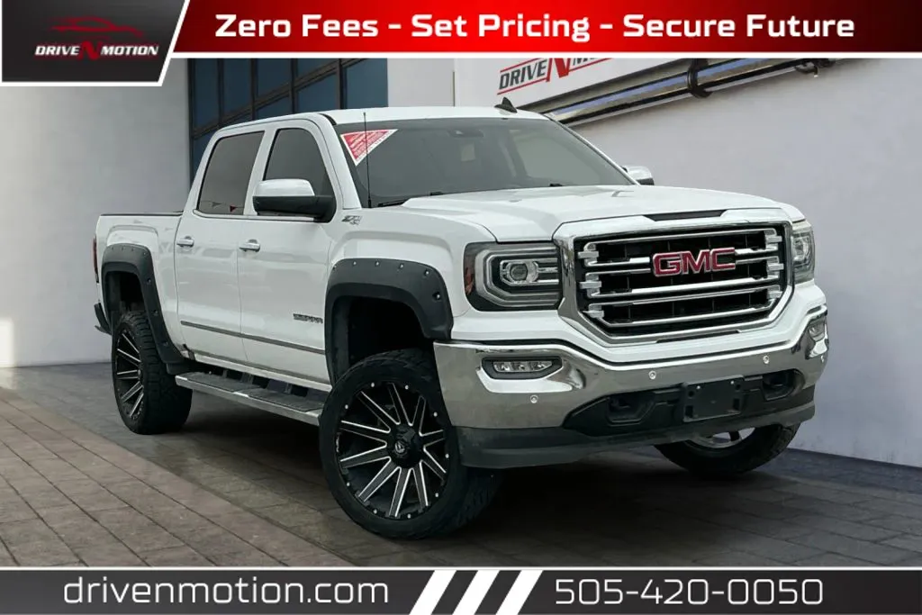 White 2018 GMC Sierra 1500 Crew Cab SLT Pickup 4D 5 3/4 ft for sale in Rio Rancho, NM