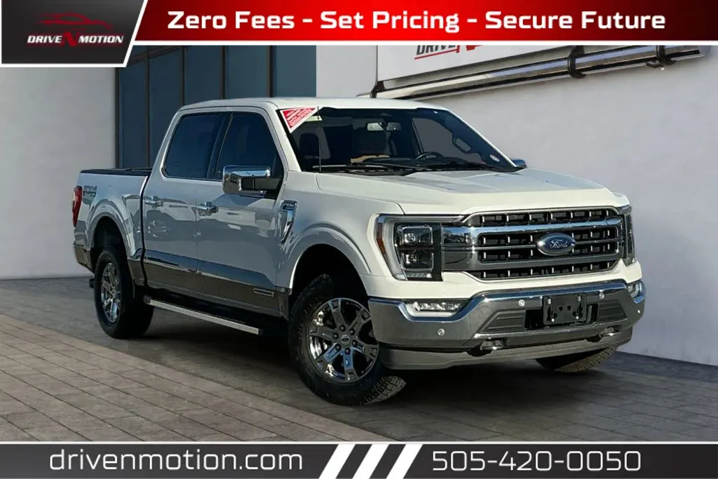 White 2022 Ford F-150 SuperCrew Cab Lariat Pickup 4D 5 1/2 ft for sale in Rio Rancho, NM