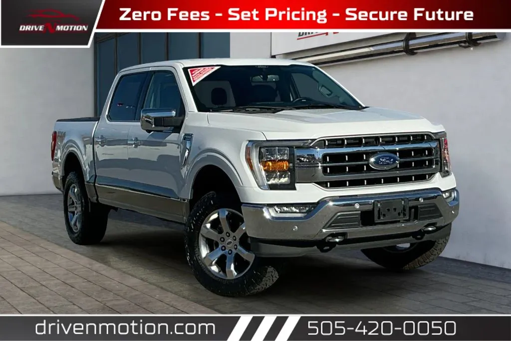 White 2021 Ford F-150 SuperCrew Cab Lariat Pickup 4D 5 1/2 ft for sale in Rio Rancho, NM