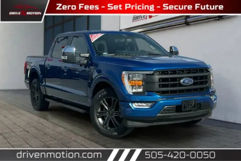 Blue 2022 Ford F-150 SuperCrew Cab Lariat Pickup 4D 5 1/2 ft for sale in Rio Rancho, NM