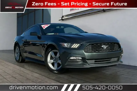 Gray 2016 Ford Mustang V6 Coupe 2D for sale in Rio Rancho, NM