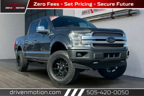 Gray 2018 Ford F-150 SuperCrew Cab Platinum Pickup 4D 5 1/2 ft for sale in Rio Rancho, NM
