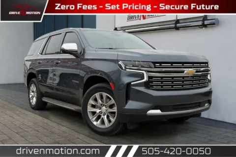 Blue 2021 Chevrolet Tahoe Premier Sport Utility 4D for sale in Rio Rancho, NM