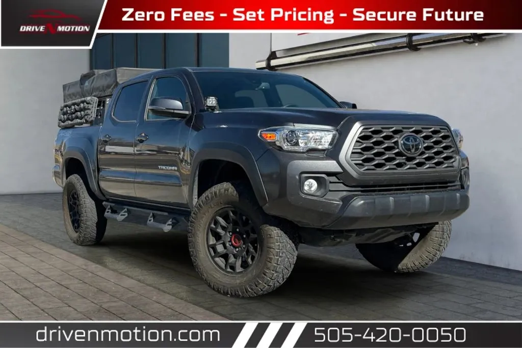 Gray 2022 Toyota Tacoma Double Cab TRD Off-Road Pickup 4D 5 ft for sale in Rio Rancho, NM