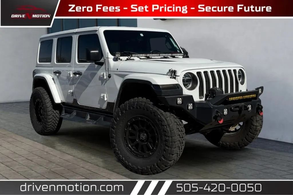 White 2018 Jeep Wrangler Unlimited All New Rubicon Sport Utility 4D for sale in Rio Rancho, NM