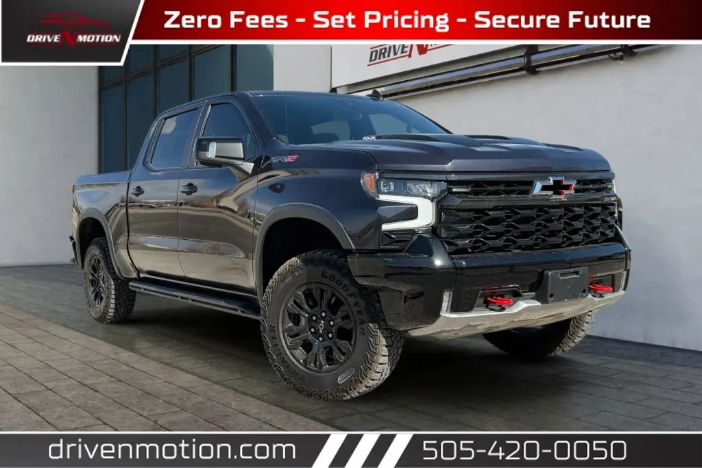 Black 2022 Chevrolet Silverado 1500 Crew Cab ZR2 Pickup 4D 5 3/4 ft for sale in Rio Rancho, NM