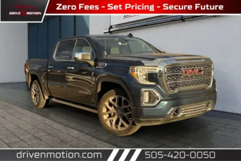 Blue 2020 GMC Sierra 1500 Crew Cab Denali Pickup 4D 5 3/4 ft for sale in Rio Rancho, NM
