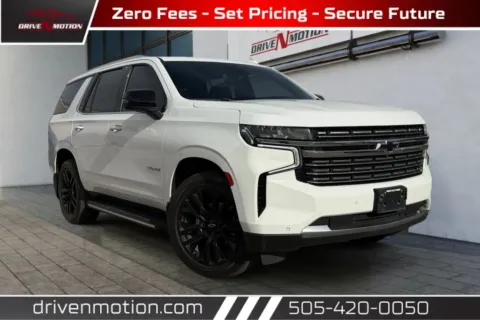 White 2021 Chevrolet Tahoe Premier Sport Utility 4D for sale in Rio Rancho, NM