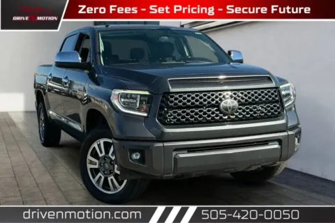 Gray 2018 Toyota Tundra CrewMax Platinum Pickup 4D 5 1/2 ft for sale in Rio Rancho, NM