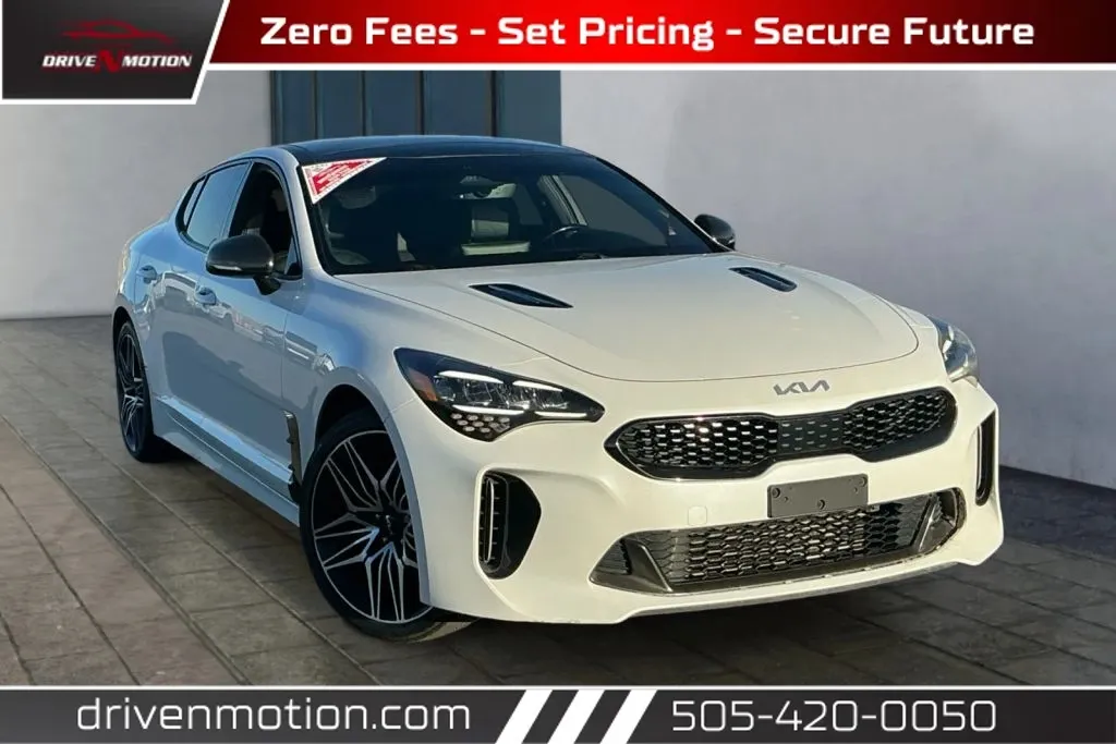 White 2022 Kia Stinger GT1 Sedan 4D for sale in Rio Rancho, NM