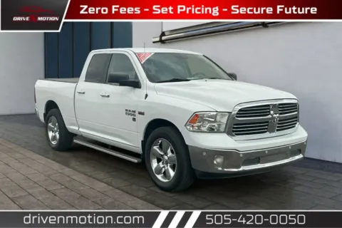 White 2017 Ram 1500 Quad Cab Big Horn Pickup 4D 6 1/3 ft for sale in Rio Rancho, NM
