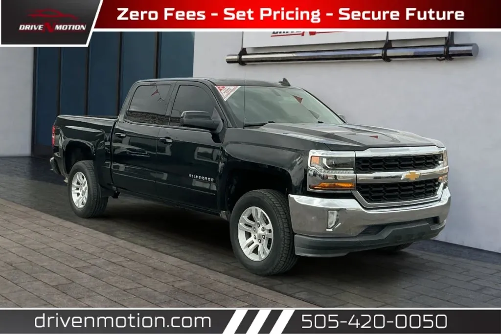 Black 2018 Chevrolet Silverado 1500 Crew Cab LT Pickup 4D 5 3/4 ft for sale in Rio Rancho, NM