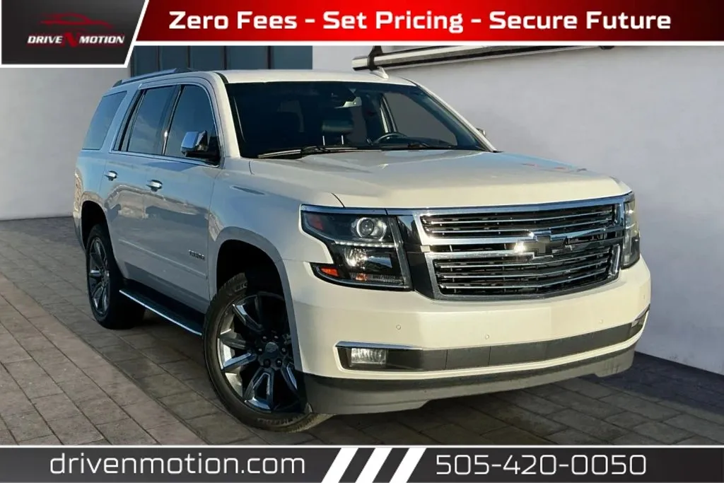 White 2017 Chevrolet Tahoe Premier Sport Utility 4D for sale in Rio Rancho, NM