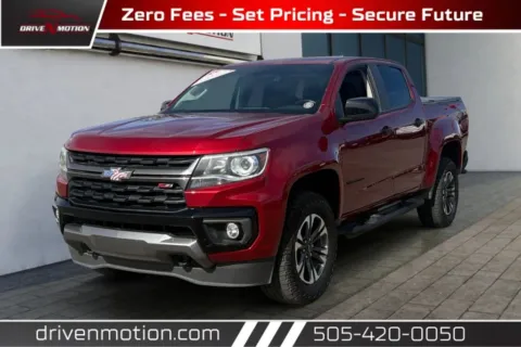 Red 2021 Chevrolet Colorado Crew Cab Z71 Pickup 4D 5 ft for sale in Rio Rancho, NM