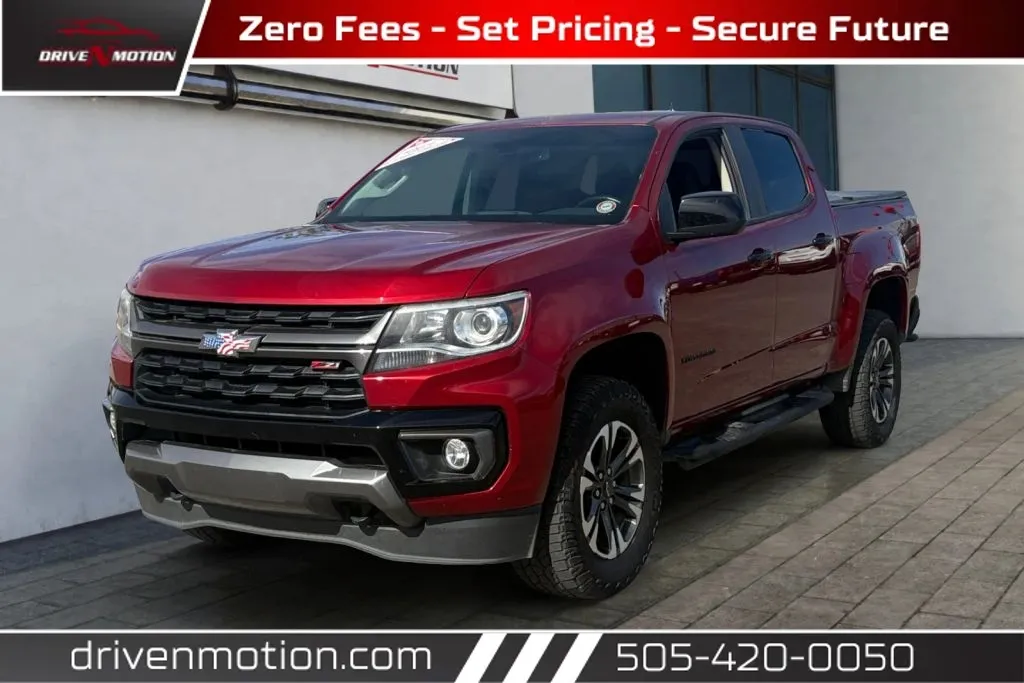 Red 2021 Chevrolet Colorado Crew Cab Z71 Pickup 4D 5 ft for sale in Rio Rancho, NM